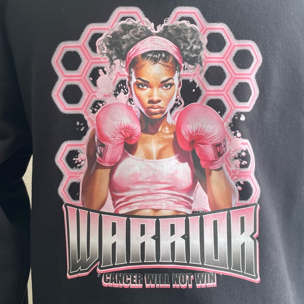 Breast Cancer Hoodie Sweatshirt Zip Up